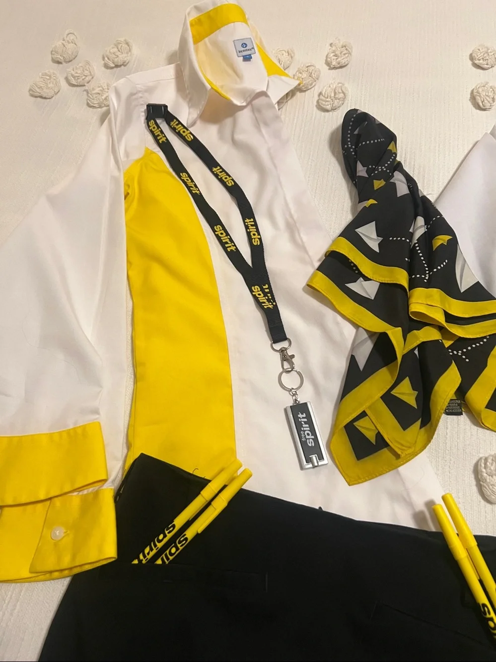 Spirit Airlines flight attendant Crew uniform pieces and extras - Picture 4 of 8